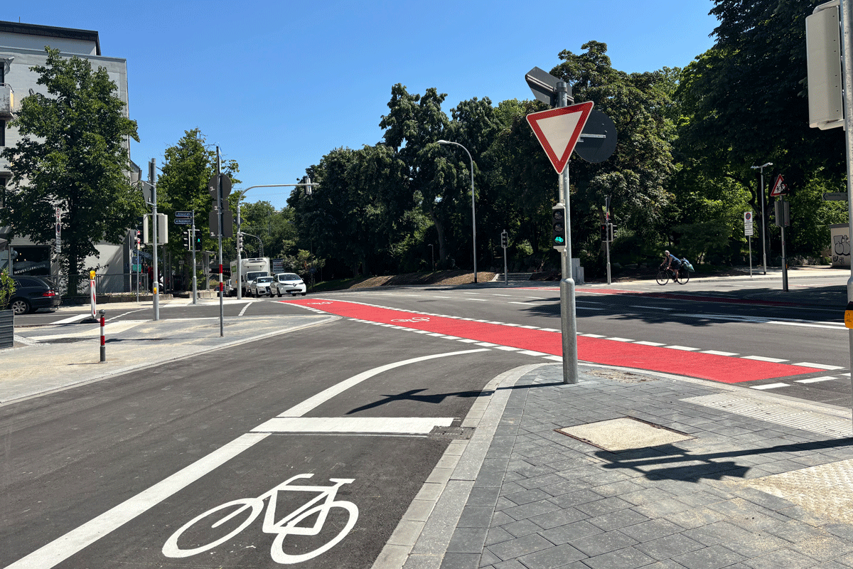 Straßenkreuzung Breisacher Straße