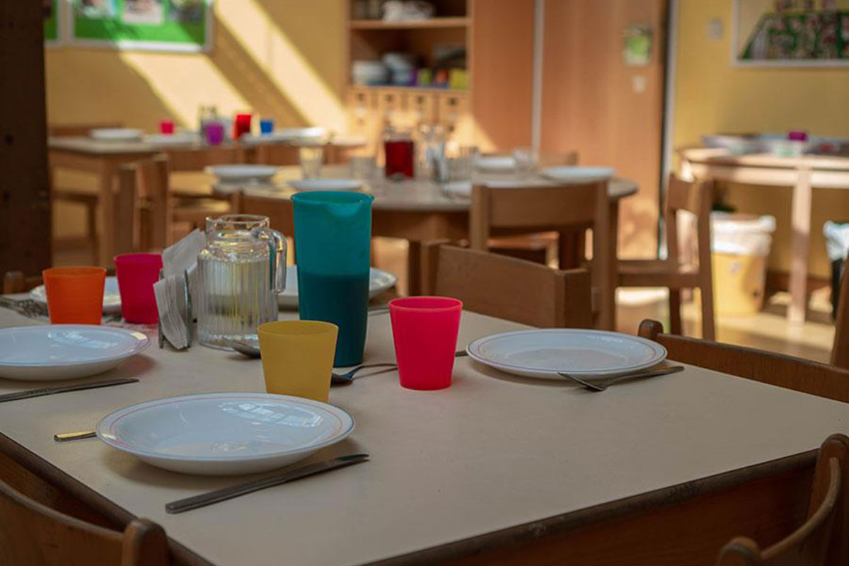 Gedeckter Tisch