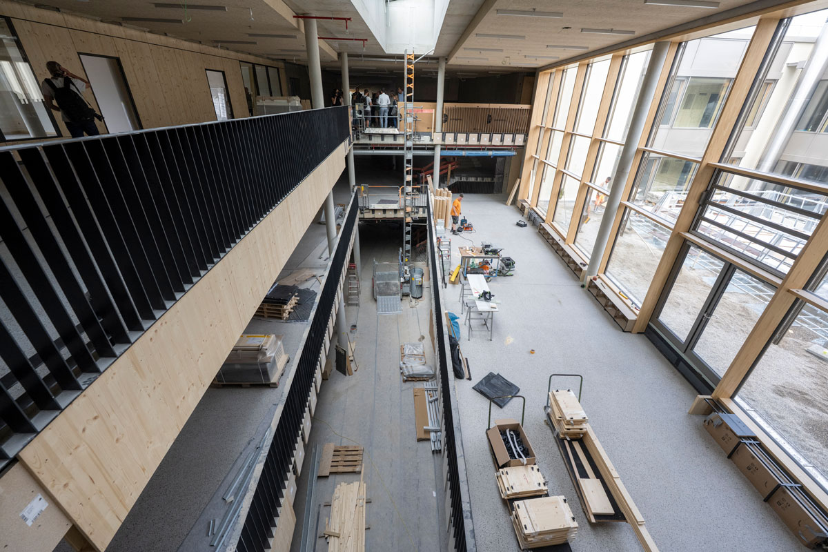Baustelle Staudingerschule