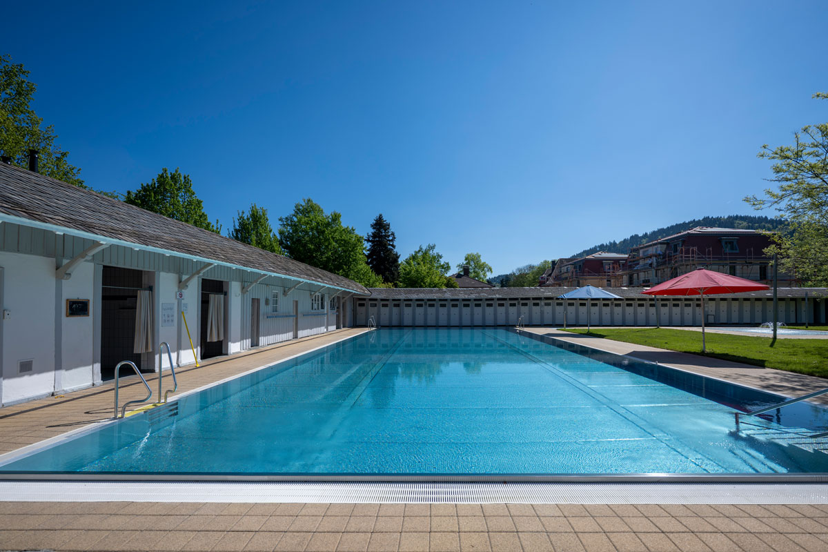 Das Schwimmbecken im Lorettobad.