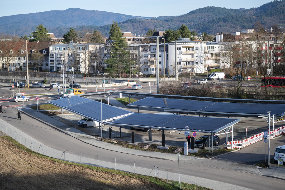 Die neue Parkanlage an der Paduaallee.