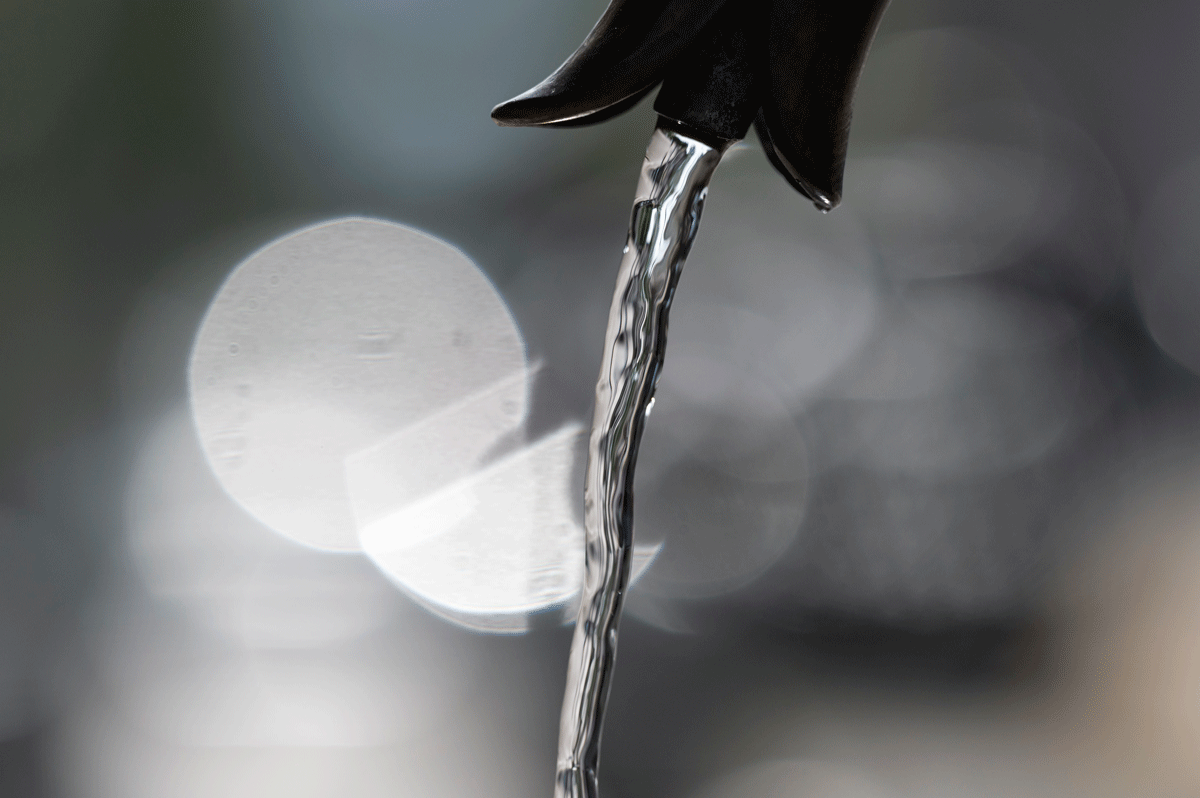 Trinkwasserstrahl