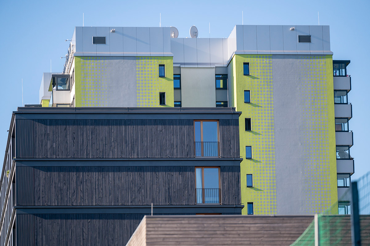 Modernisiertes Passivhochhaus