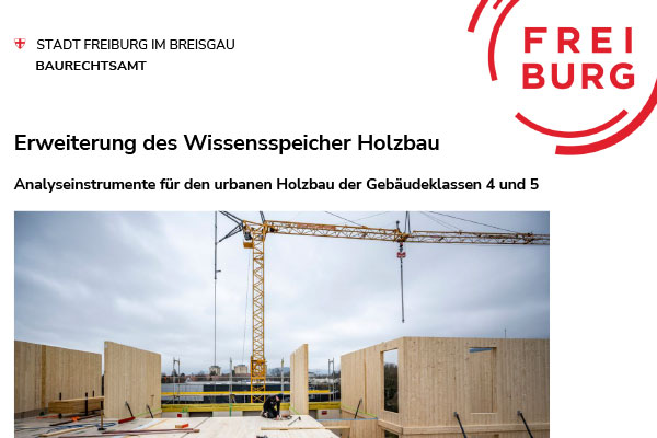 Erweiterung des Wissensspeicher Holzbau