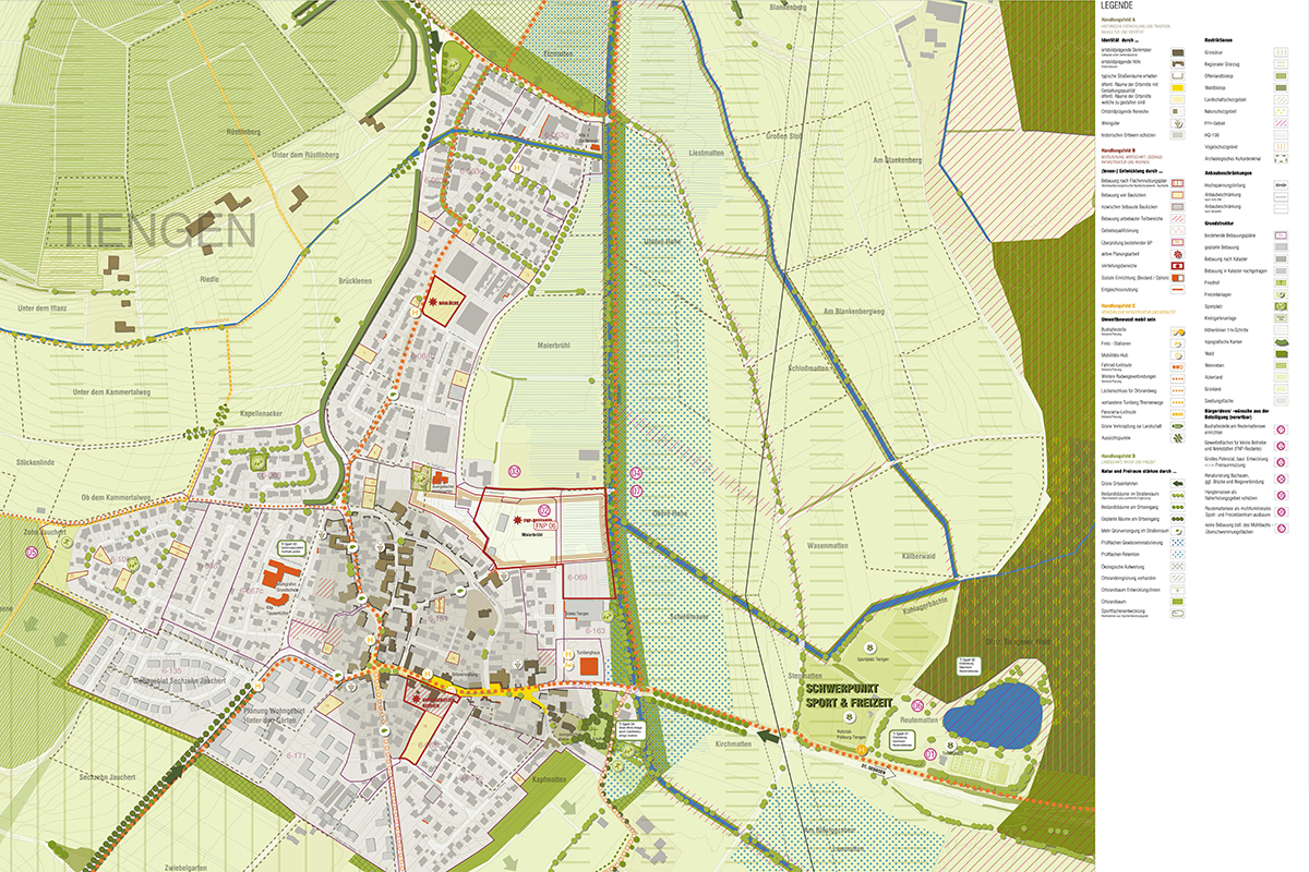 Planzeichnung Tiengen
