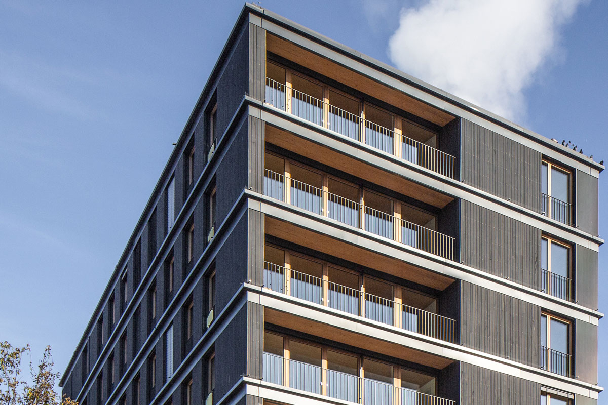 Holzbau-Gebäude
