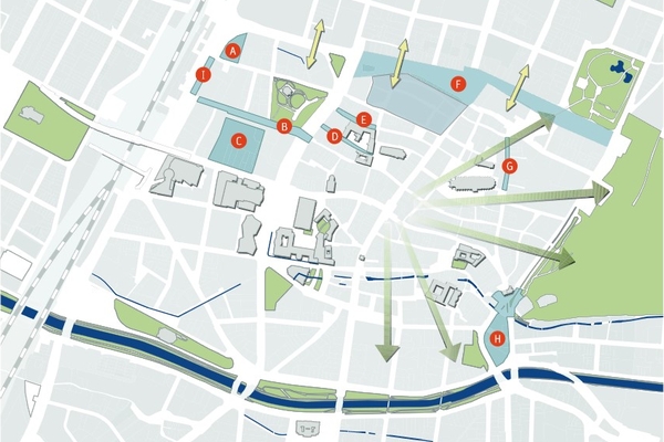 Planzeichnung Innenstadt