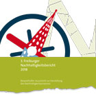 Deckblatt des 3. Freiburger Nachhaltigkeitsberichts (2018)